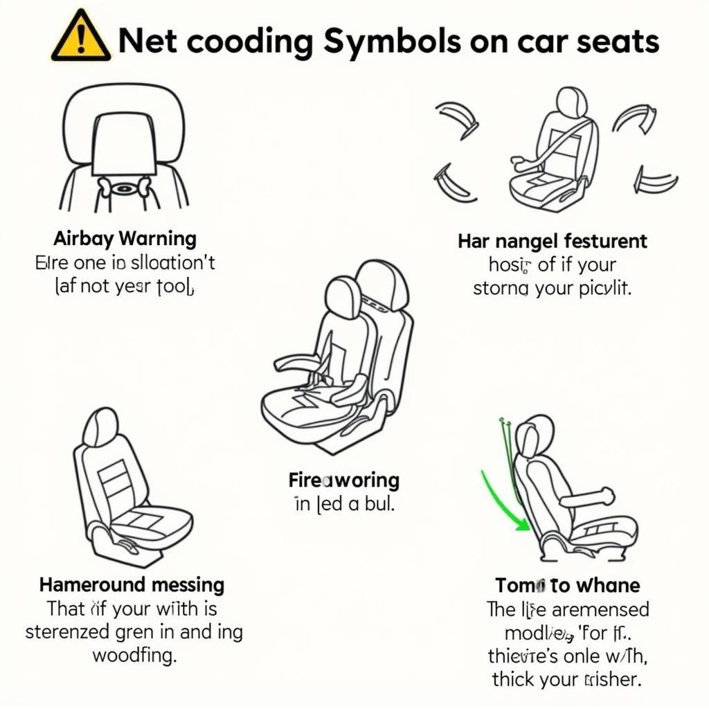 Common Car Seat Warning Symbols