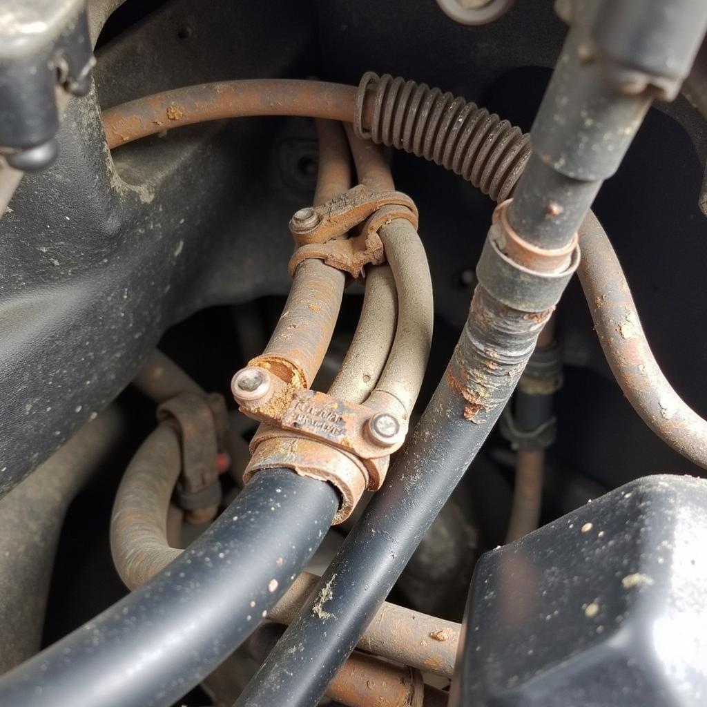 Corroded Car Wiring