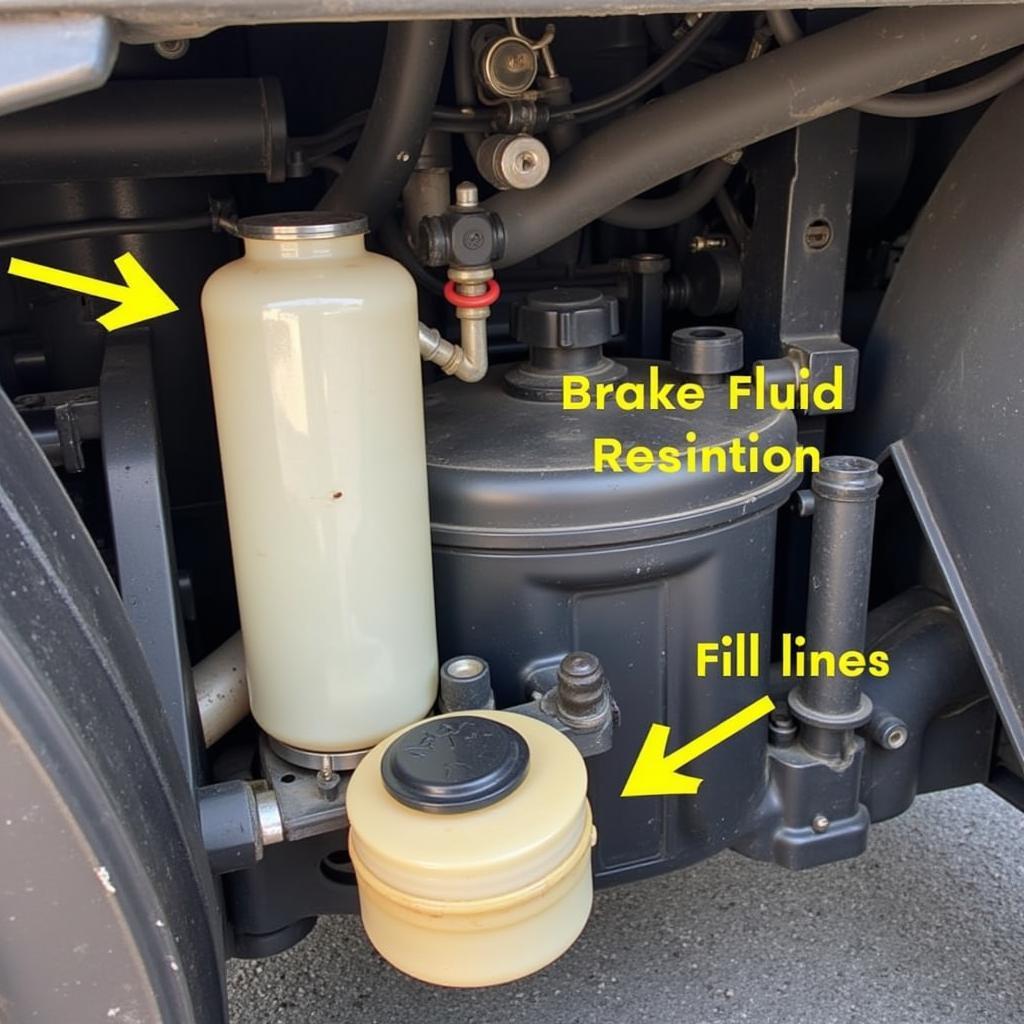 DAF LF Brake Warning Light - Low Brake Fluid