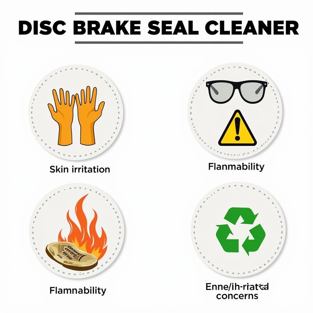 Disc Brake Seal Cleaner Hazards