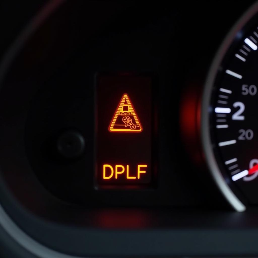 DPF Warning Light on Seat Ibiza Dashboard