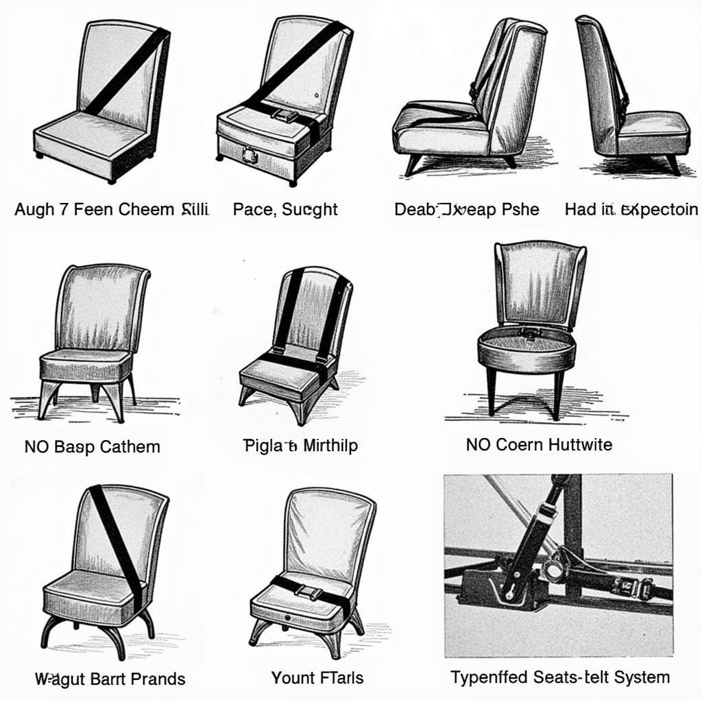 Early Seat Belt Designs