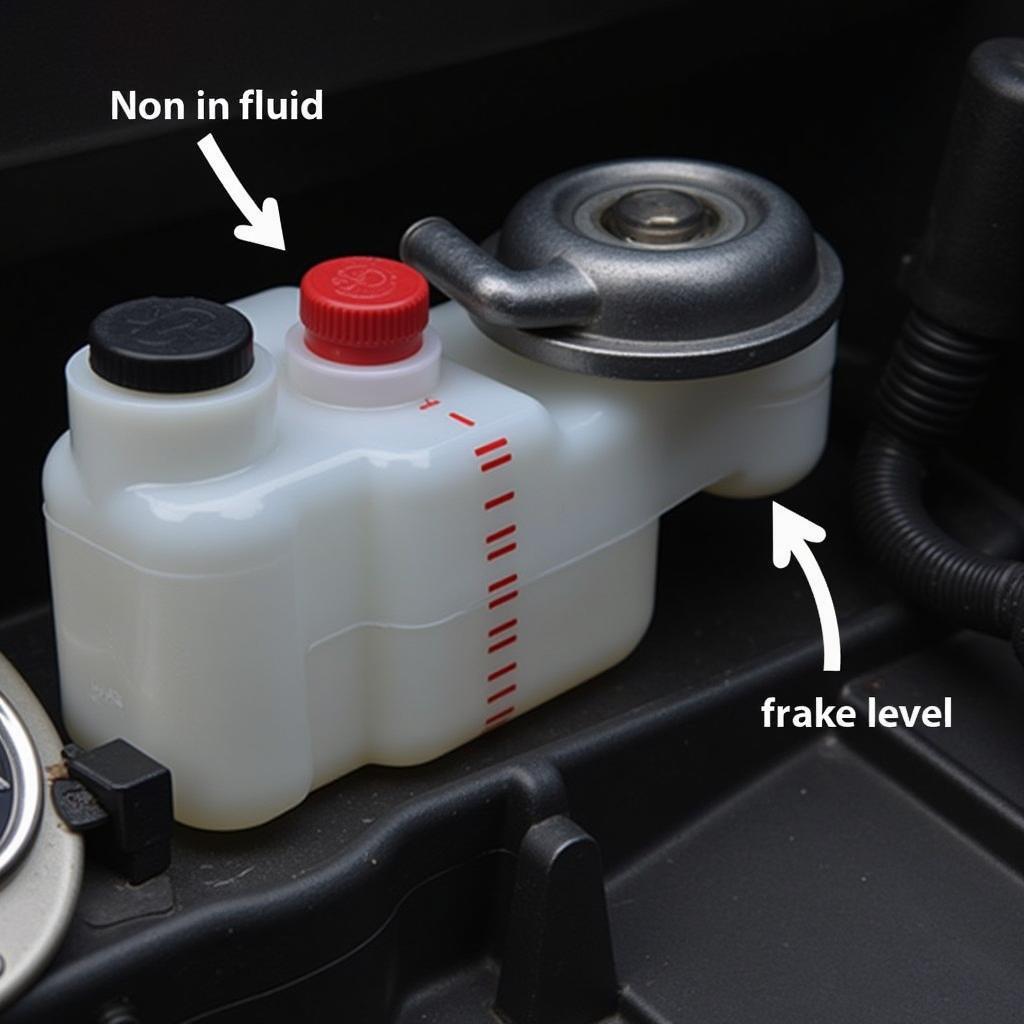 Fiat 500 Brake Fluid Reservoir