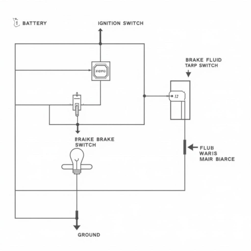 Fiero brake warning light wiring diagram