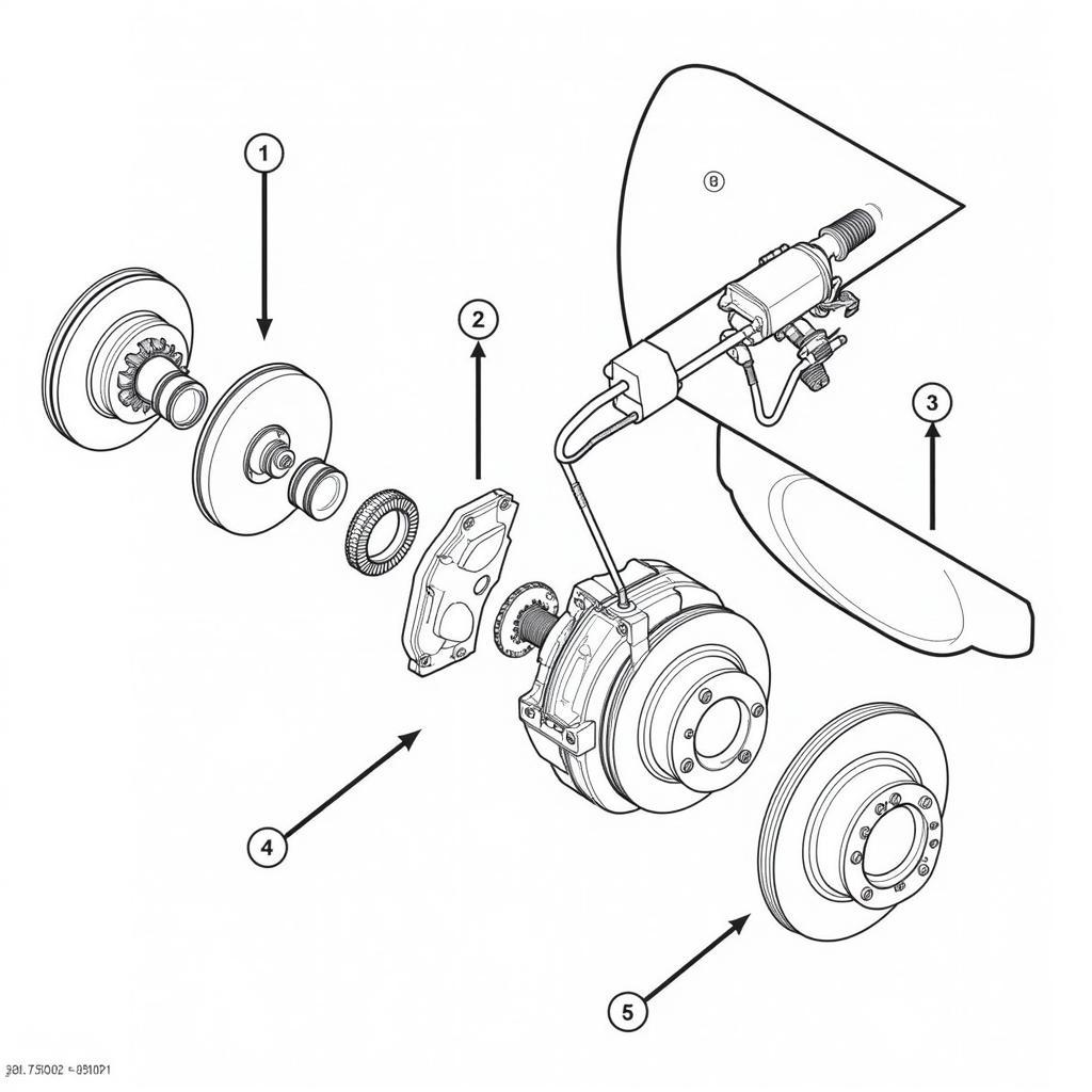 Ford Ecosport Brake System Components Diagram