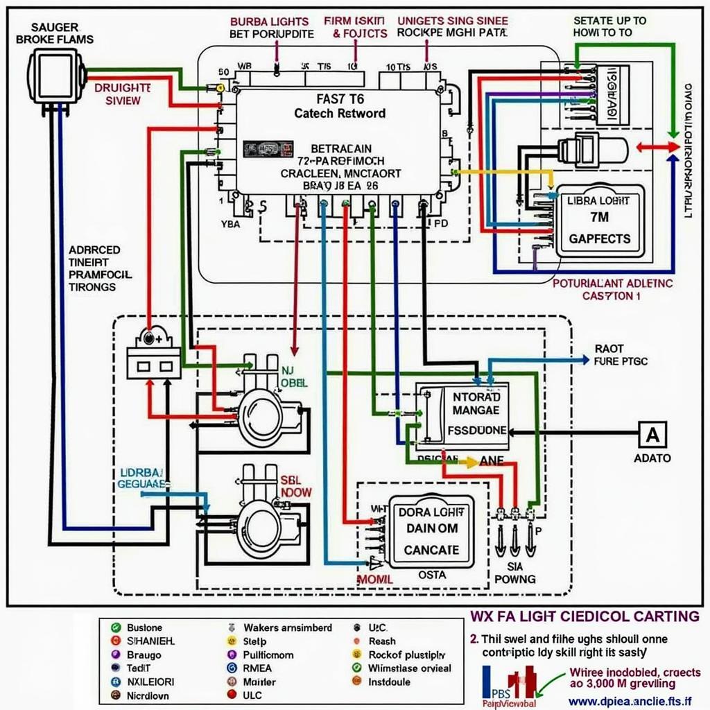 Brake Light Circuit Diagram for a Ford F150