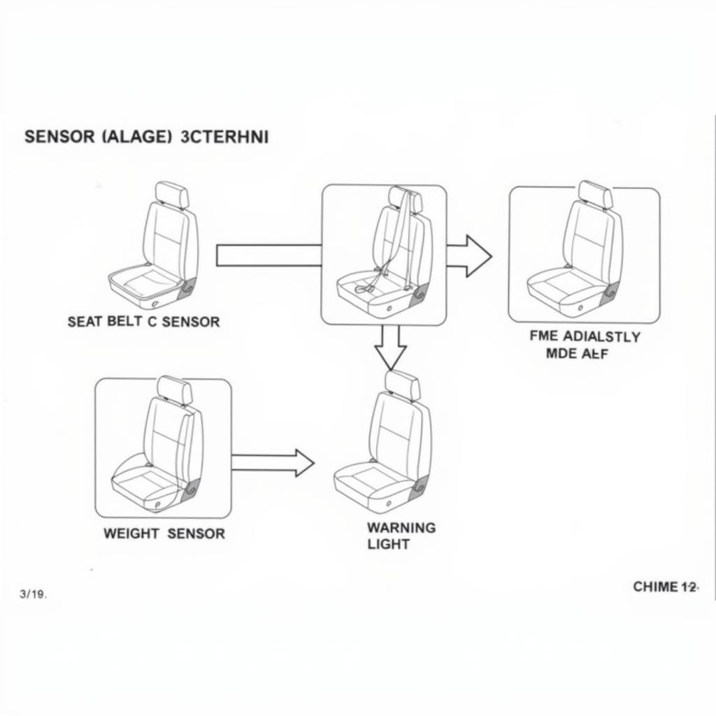 Ford Maverick Seat Belt System Components