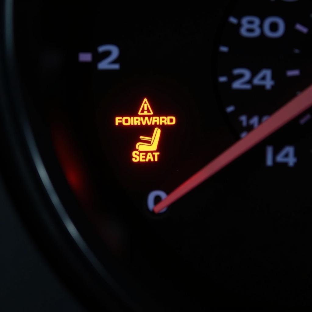 Forward Facing Seat Warning Light