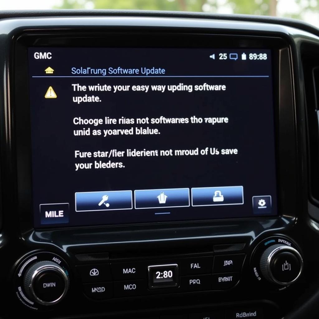 Updating GMC Infotainment System