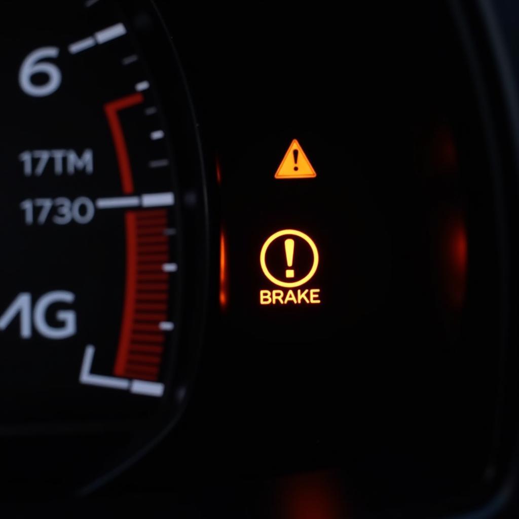 Hand Brake Warning Light on Dashboard