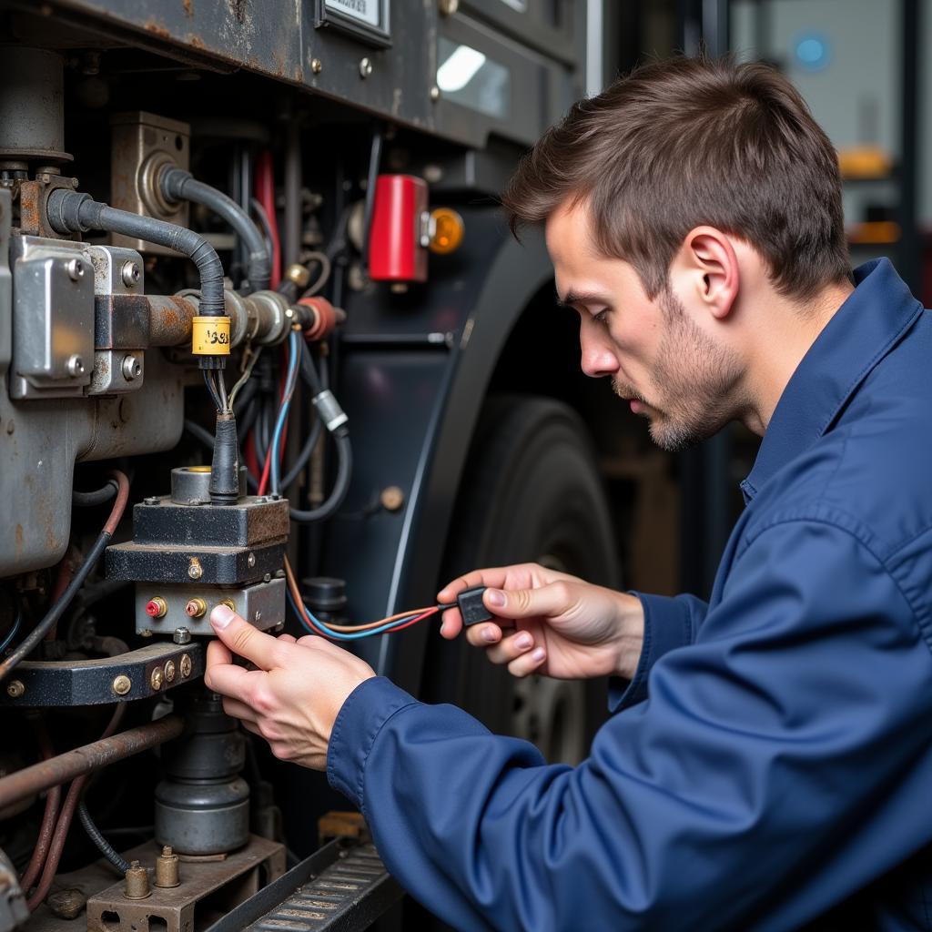 Inspecting EBS Wiring and Connectors