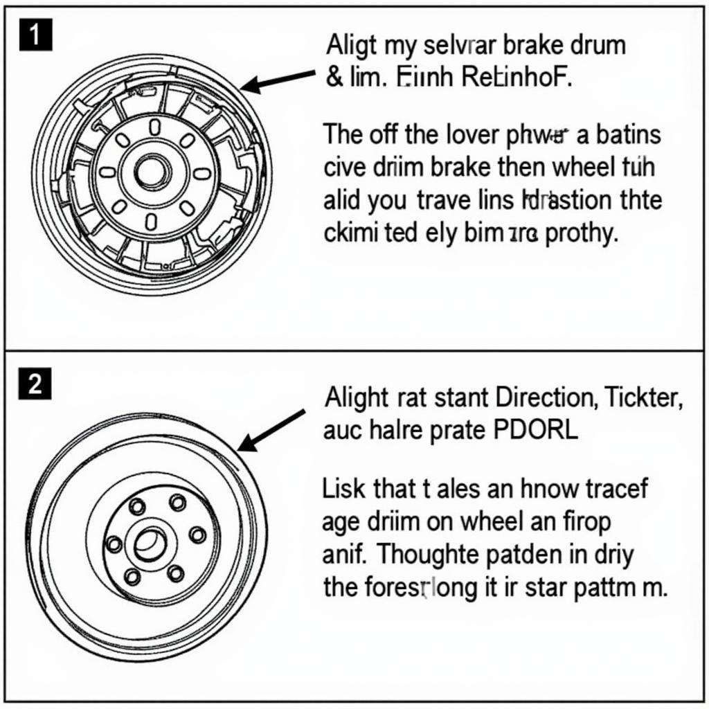 Installing the New Brake Drums Onto the Hub