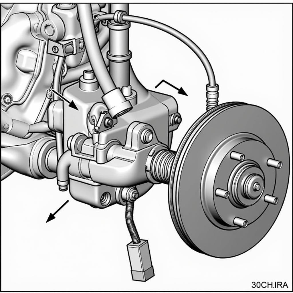 ABS Sensor Location on an Acura Integra