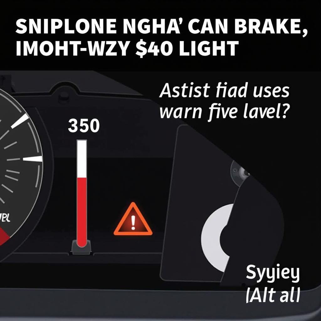 Low Brake Fluid Level Triggering Intermittent Brake Light