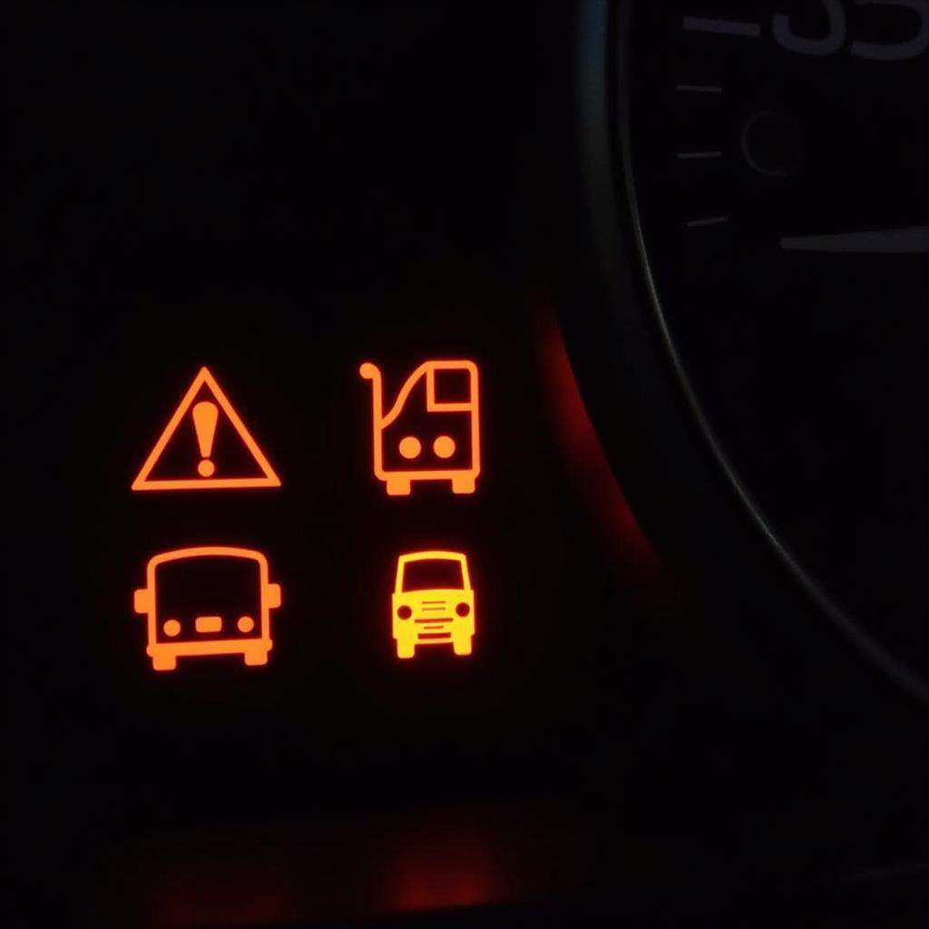 Iveco Dashboard Brake Warning Lights