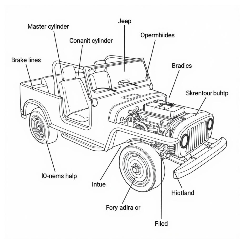 Components of a Jeep Brake System