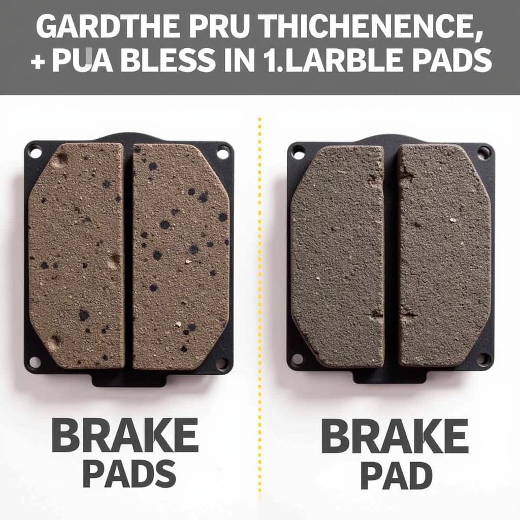 Worn Brake Pads