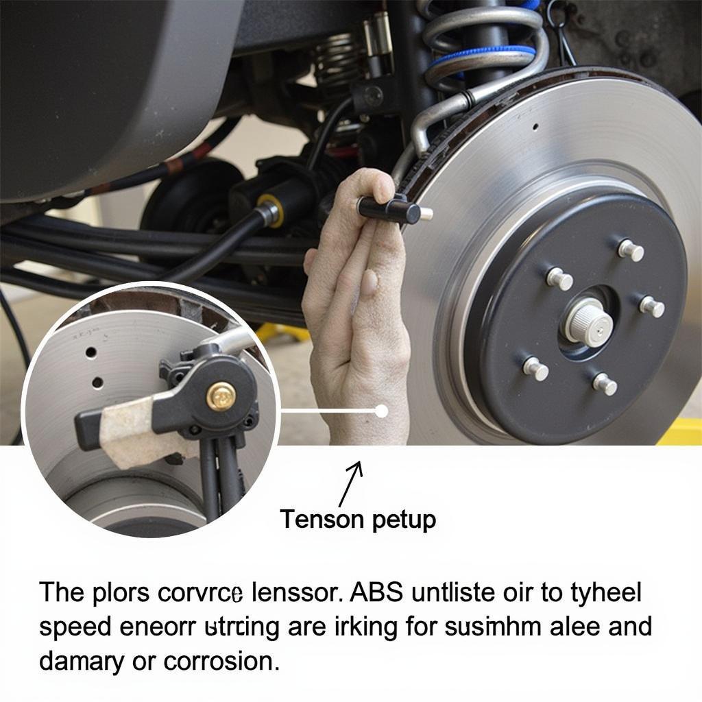 Inspecting ABS Sensor on Jeep Compass