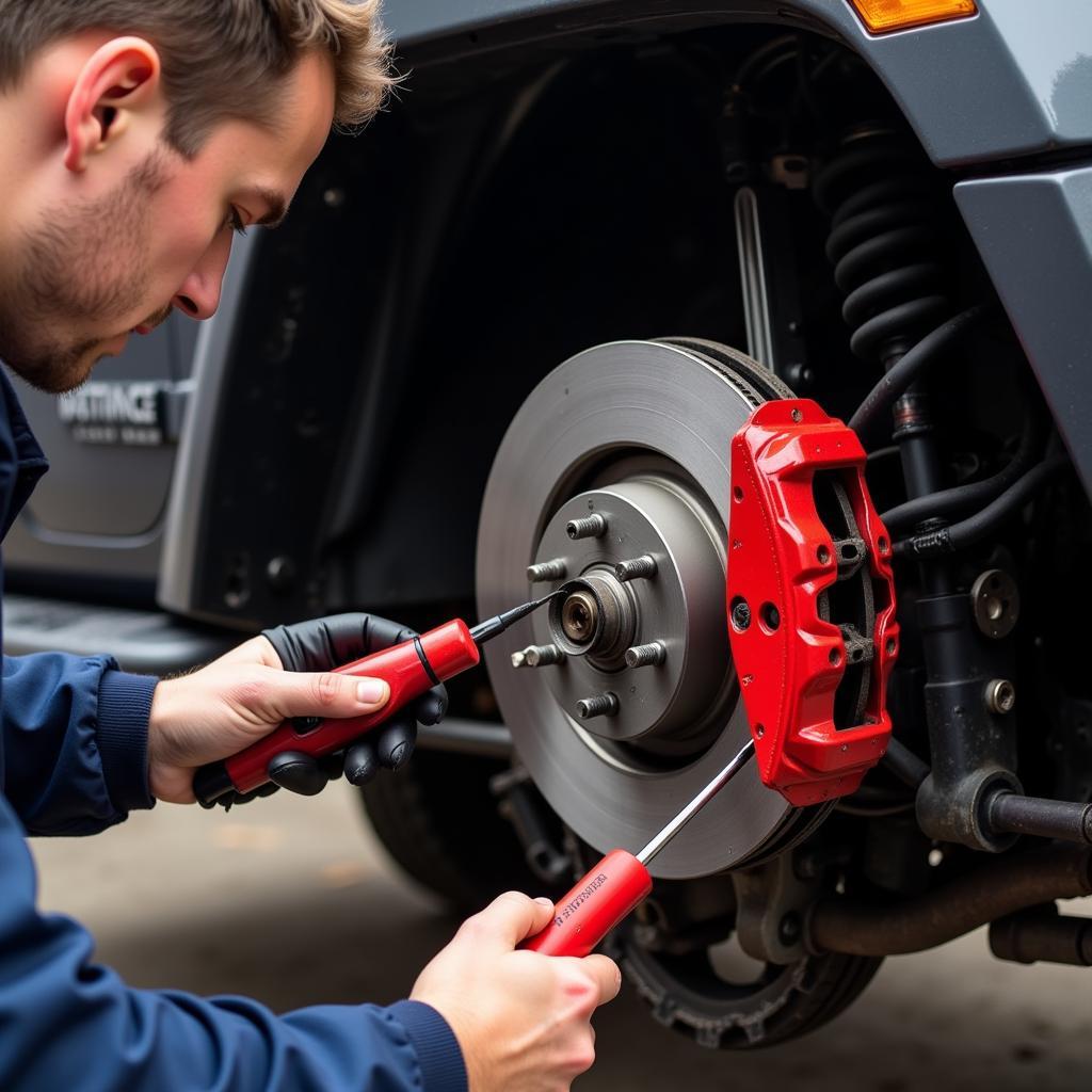 Jeep Wrangler Brake System Inspection