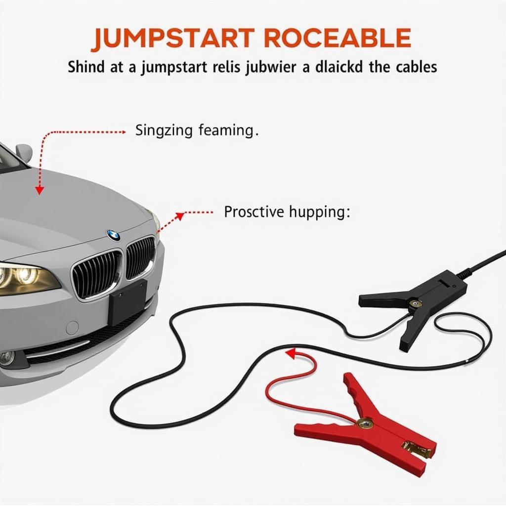 Jumpstarting a Car with Jumper Cables