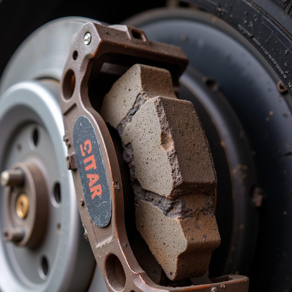 Kia Optima Worn Brake Pads