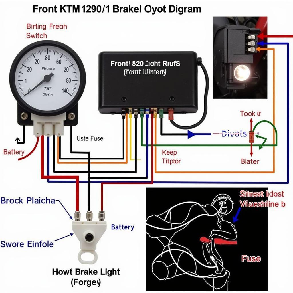 KTM 1290 Front Brake Switch Wiring Diagram