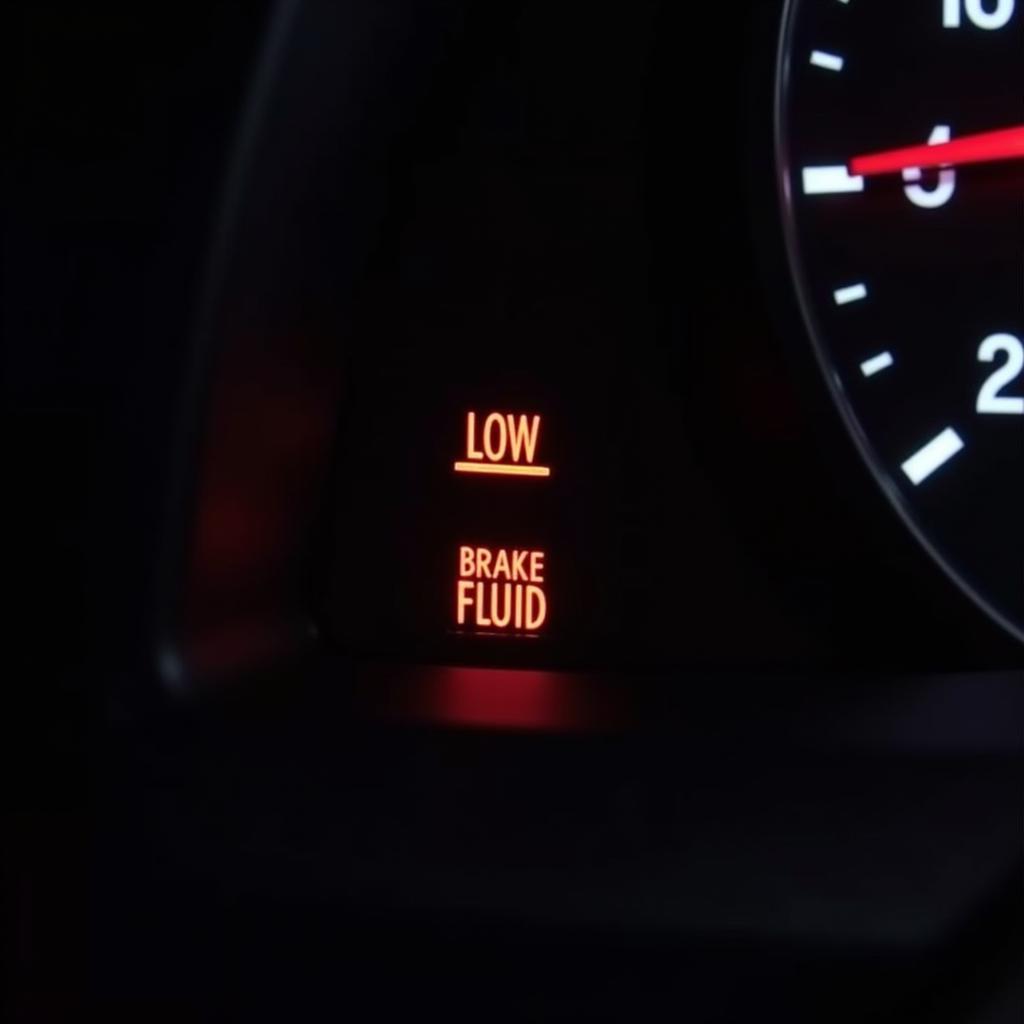 Low Brake Fluid Warning Light