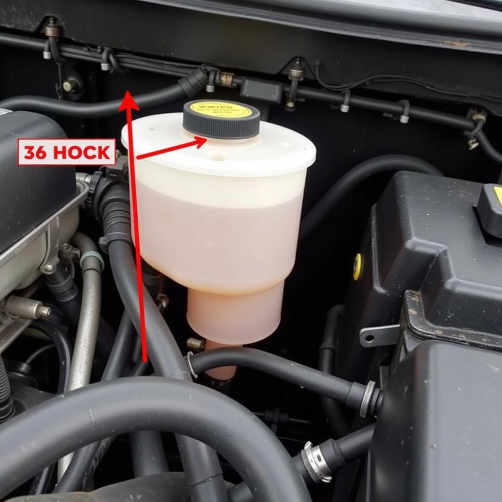 Low Brake Fluid Level in a Car