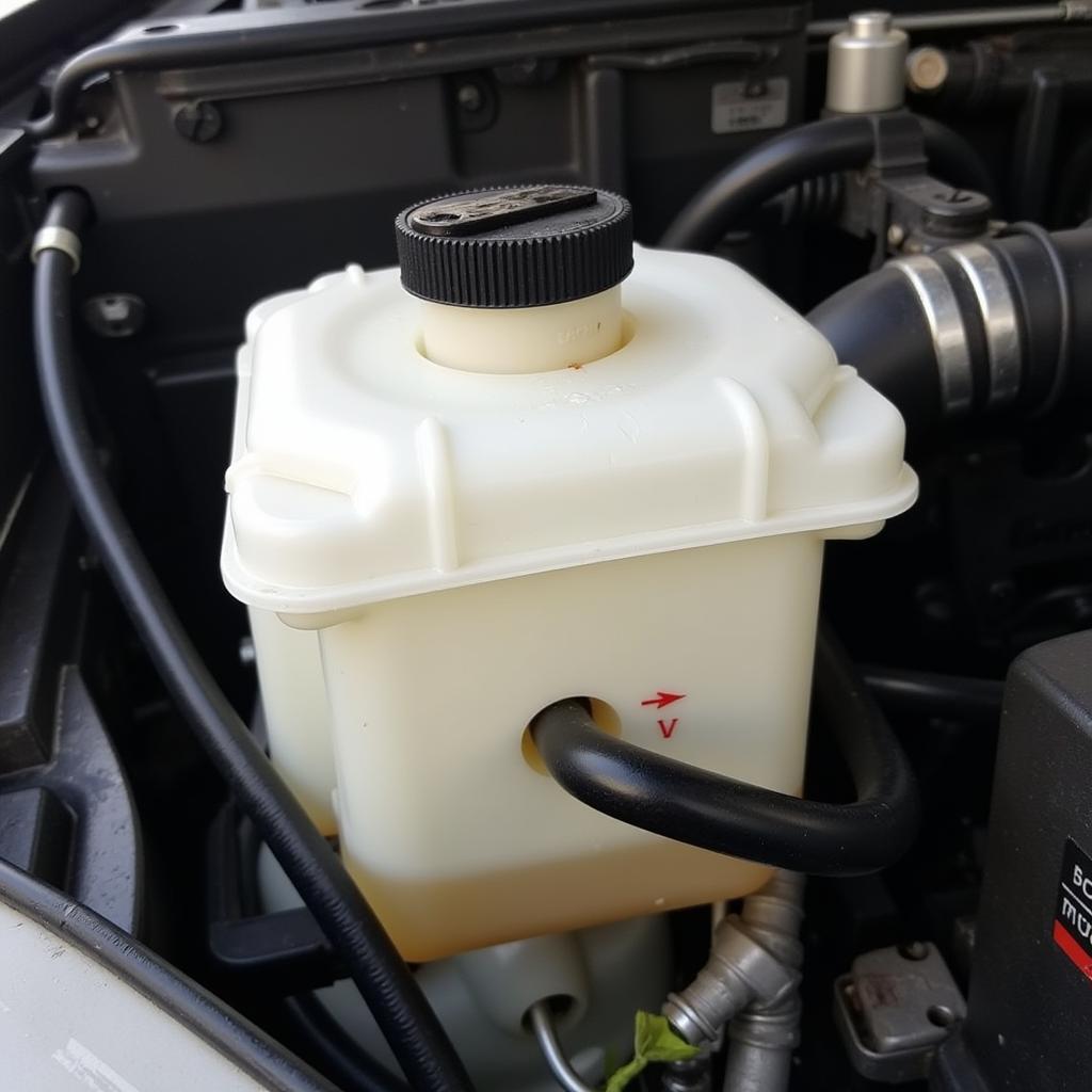 Low Brake Fluid Level in Reservoir