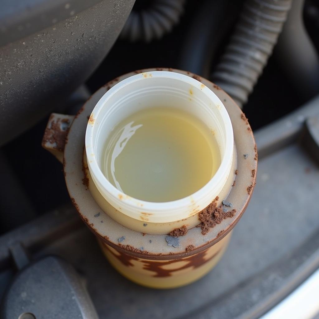 Low Brake Fluid Reservoir