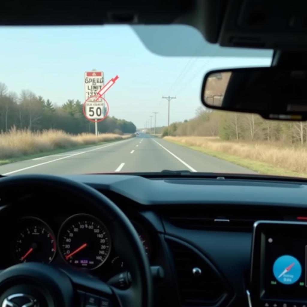 Mazda Traffic Sign Recognition System