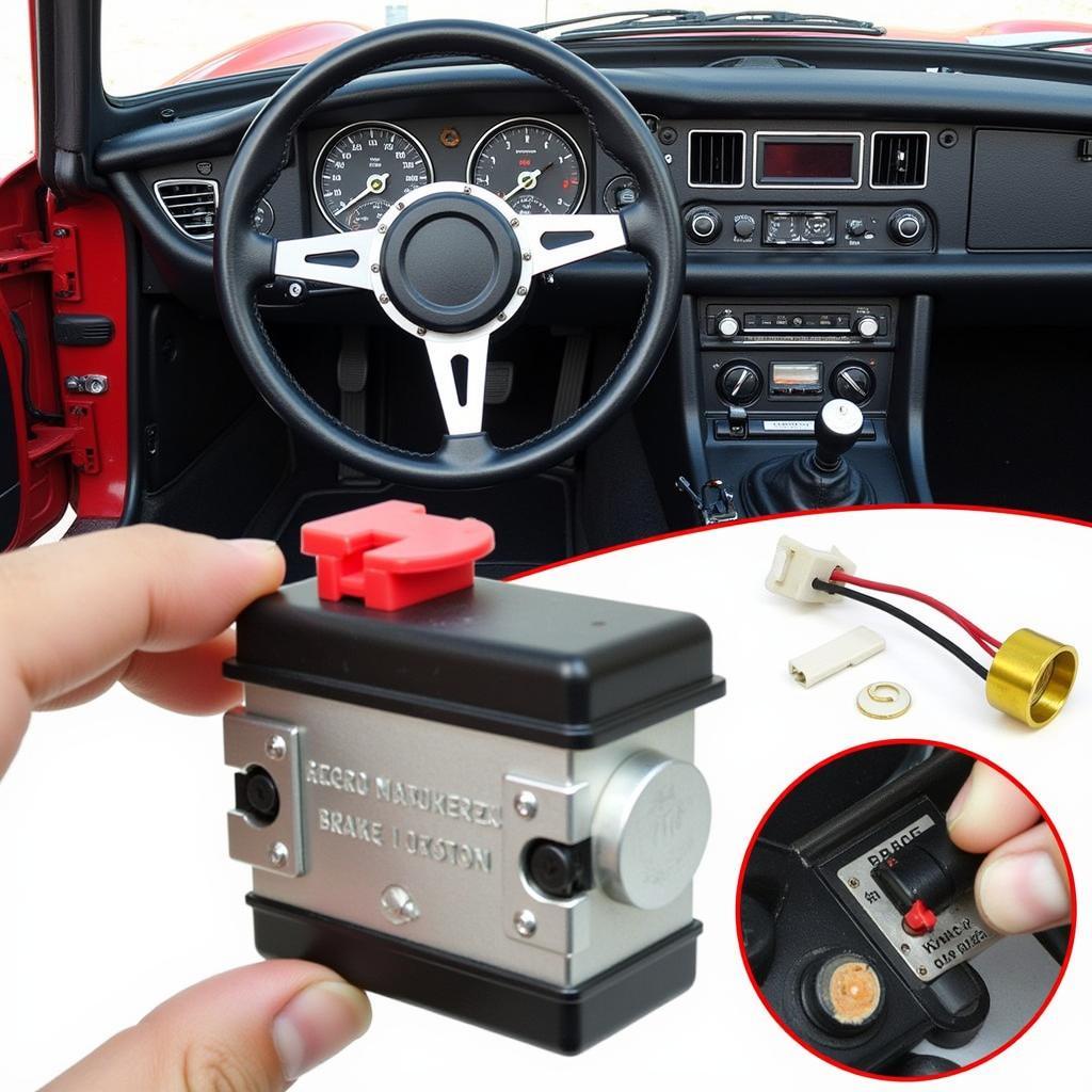 MGB Brake Warning Switch Location