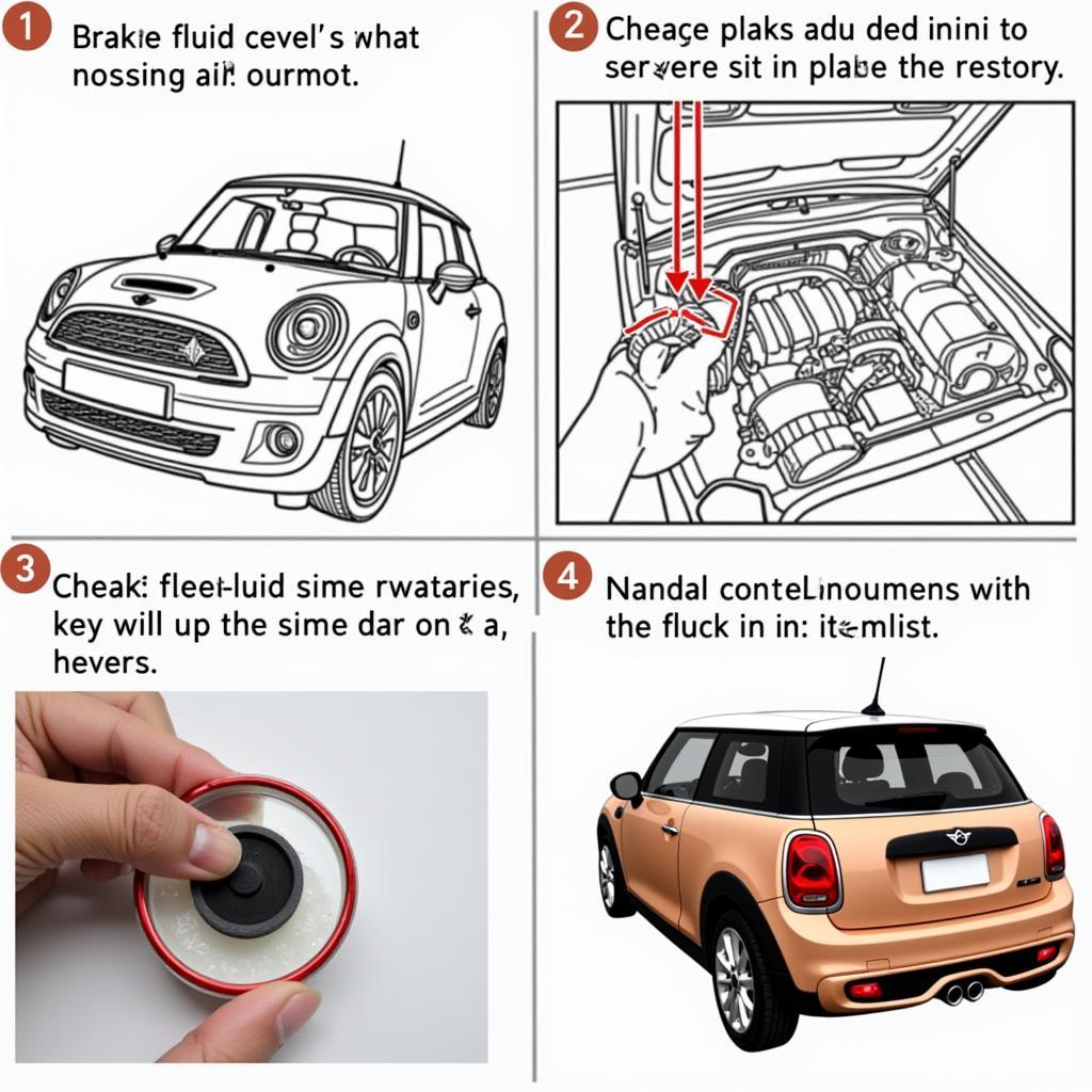 Checking Brake Fluid in a Mini Cooper