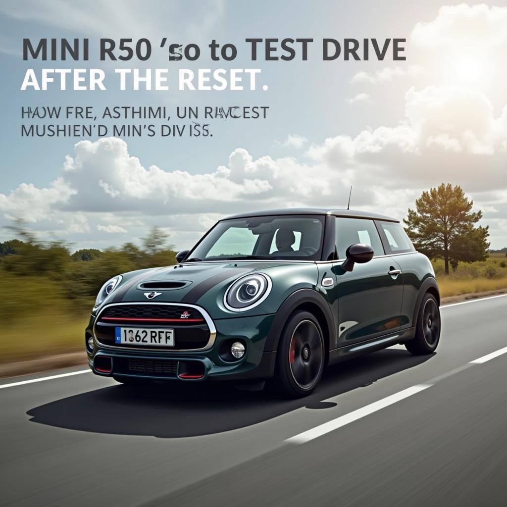 Mini R50 Test Drive