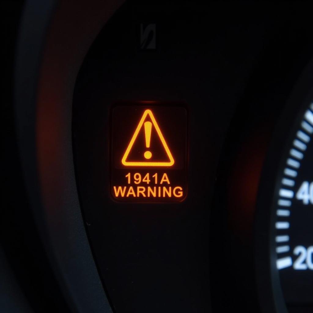 MK7 Transit Dashboard with Brake Warning Light