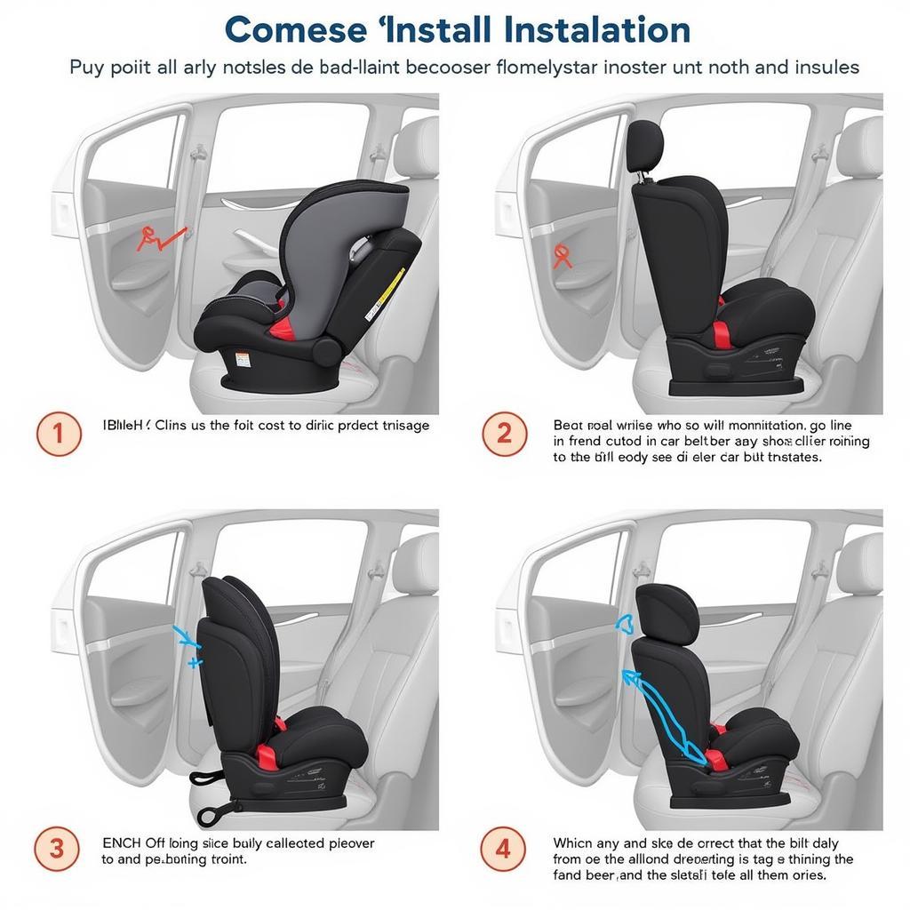 Correct Car Seat Installation in Tesla Model X