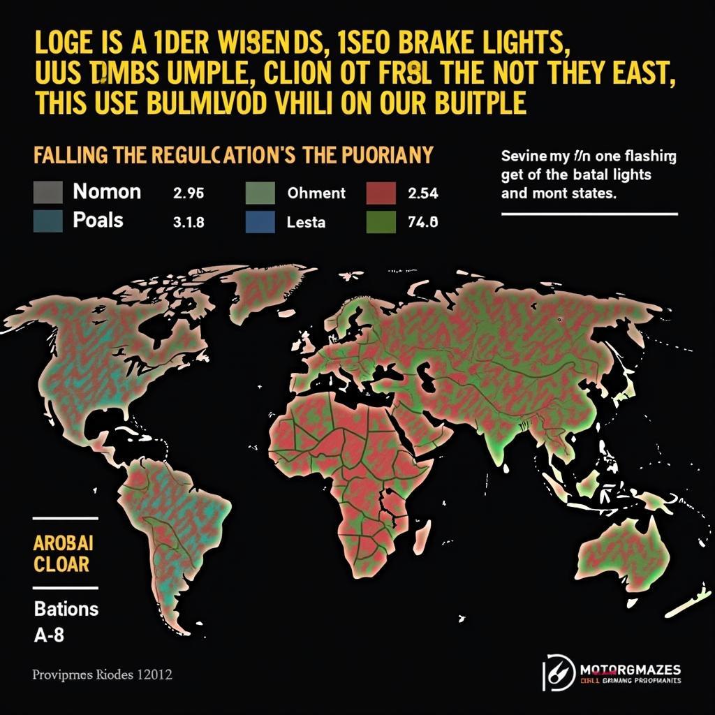 Motorcycle Brake Light Regulations Map