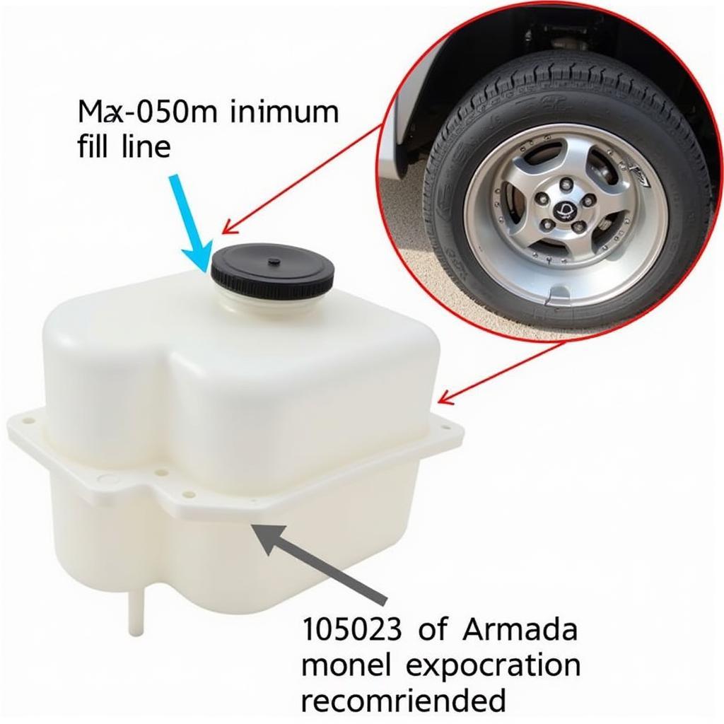 Checking the Brake Fluid Reservoir in a Nissan Armada