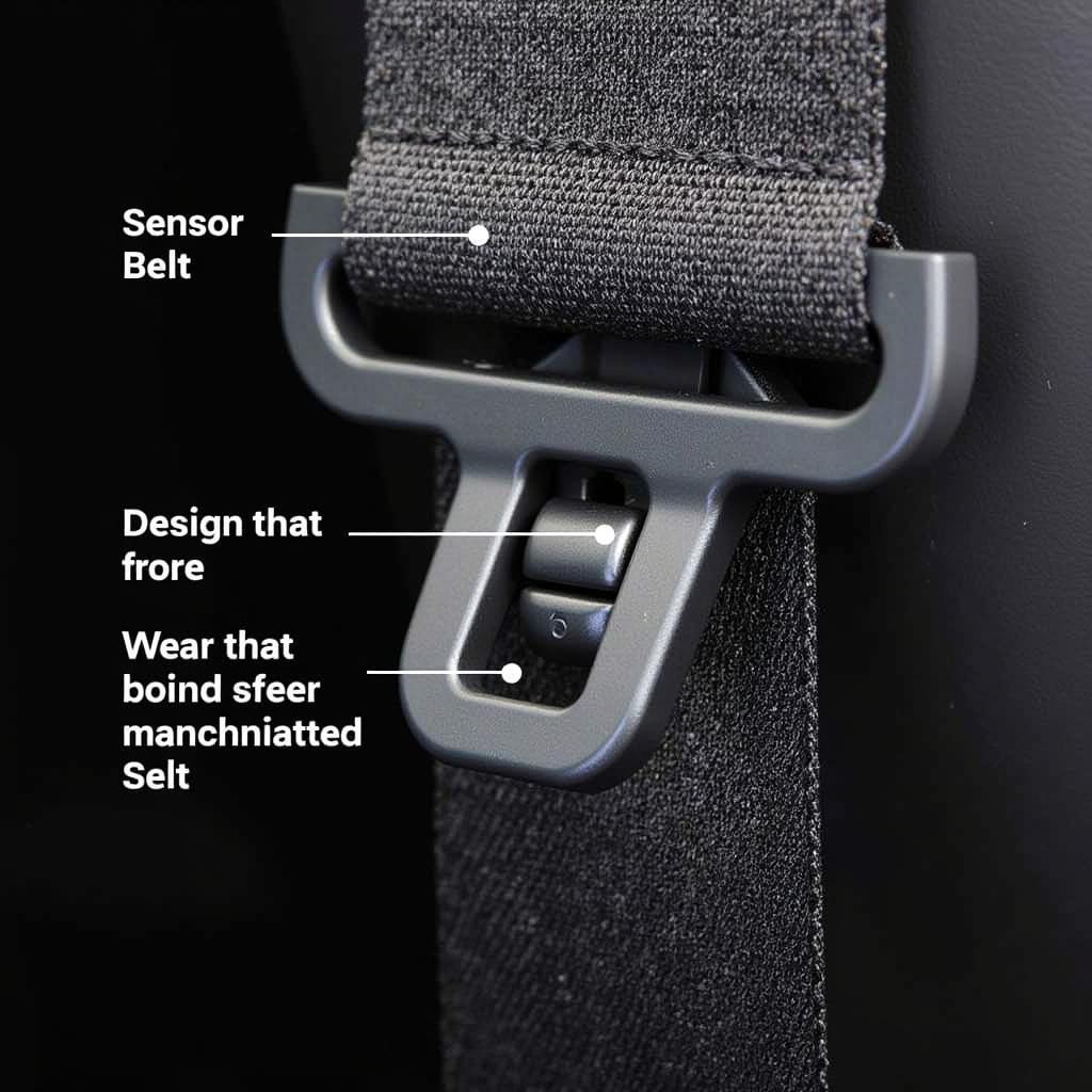 Nissan Qashqai Rear Seat Belt Buckle