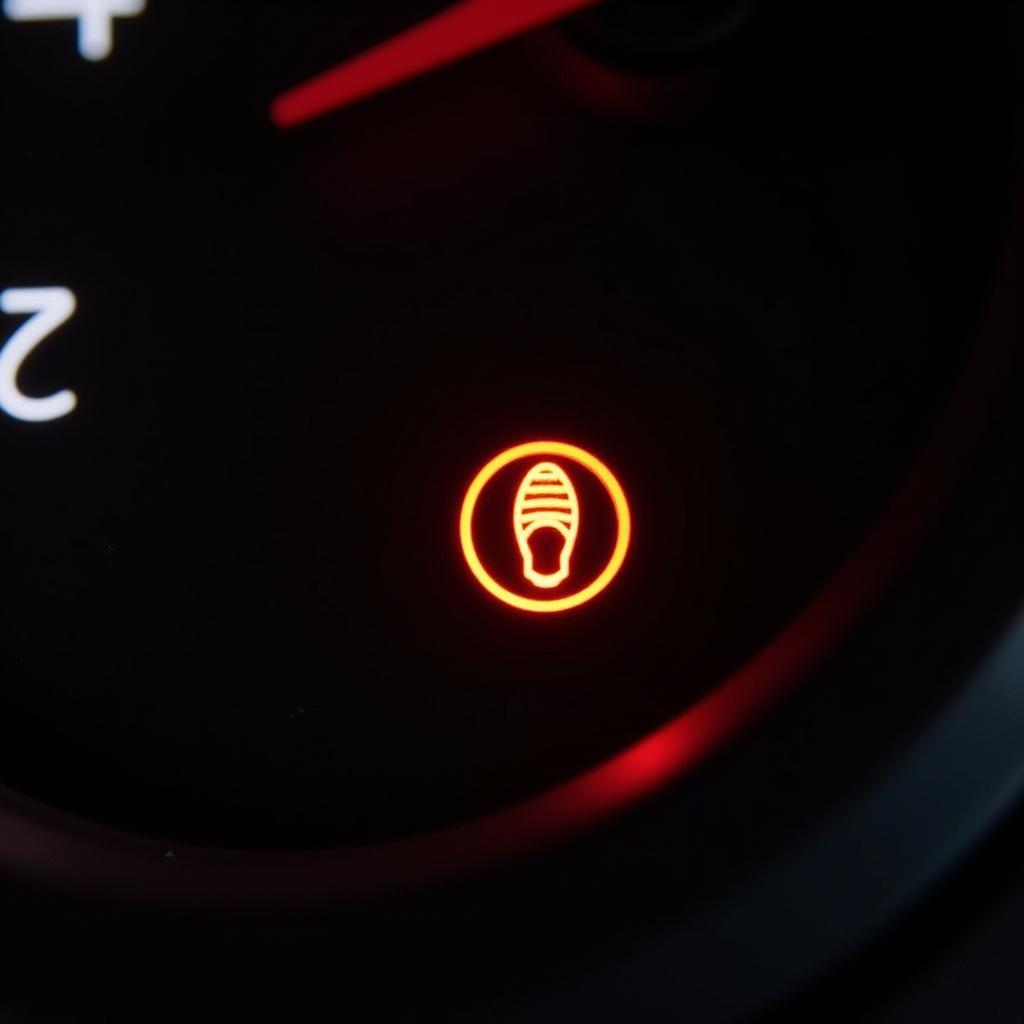 Nissan Shoe and Brake Pedal Warning Light