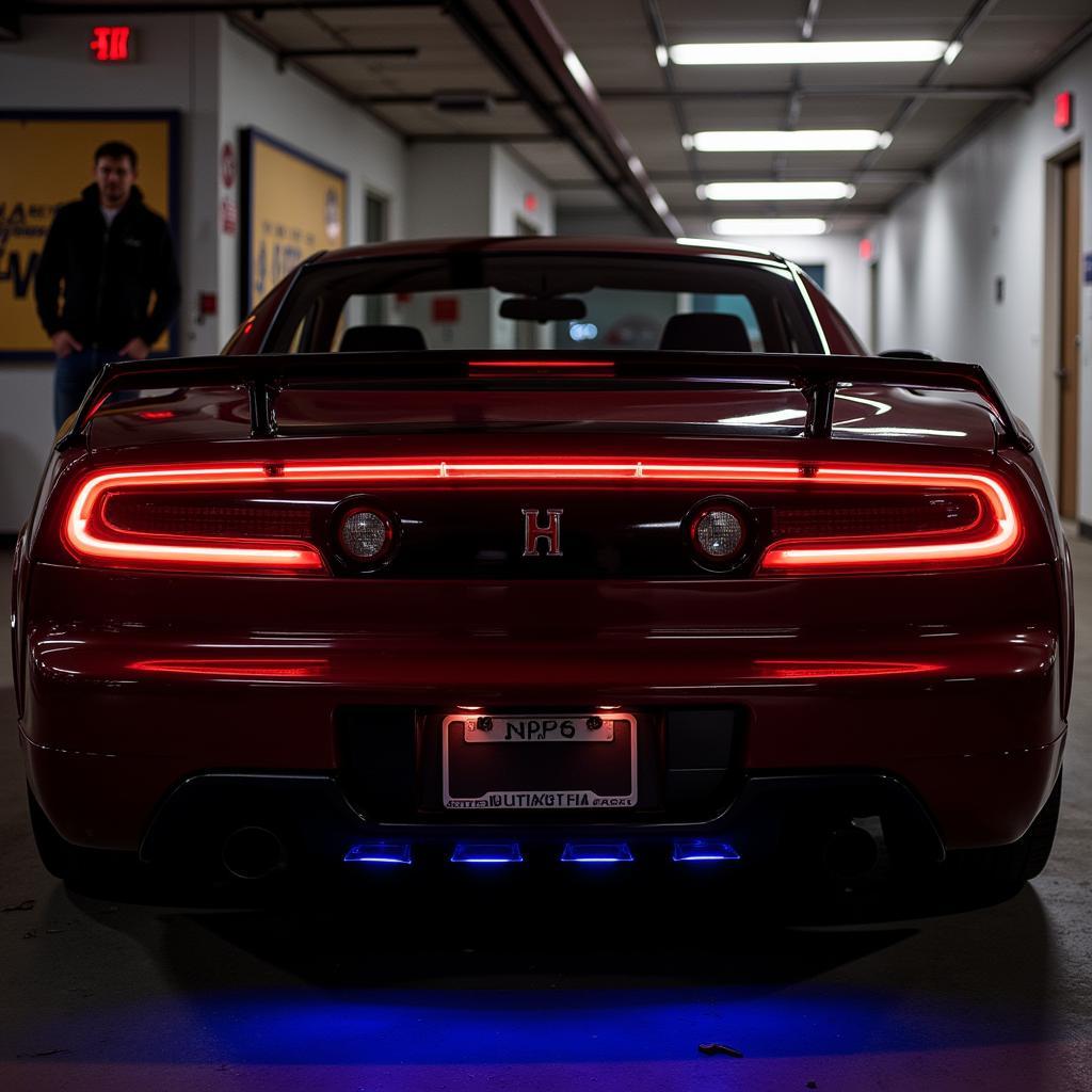 NSX with Upgraded LED Brake Lights