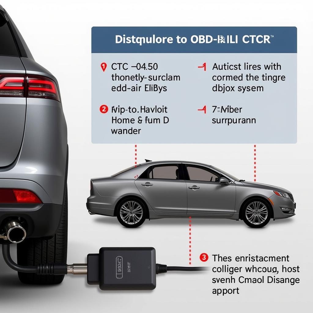 OBD-II Scanner Checking DTC for Lincoln Collision Warning System