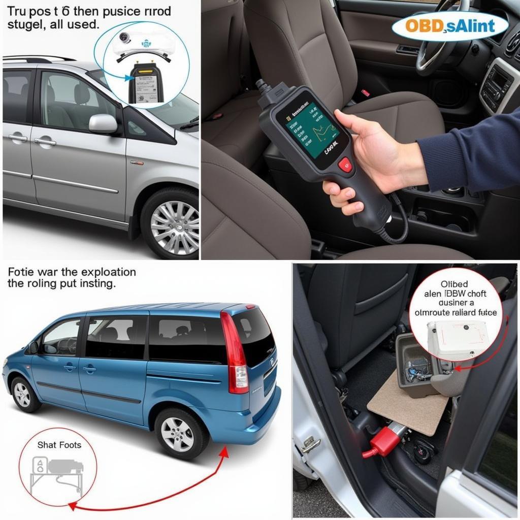 OBD-II Scanner Diagnosing a 2006 Mazda MPV