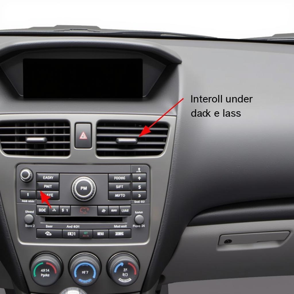 OBD-II port location in a Subaru Impreza