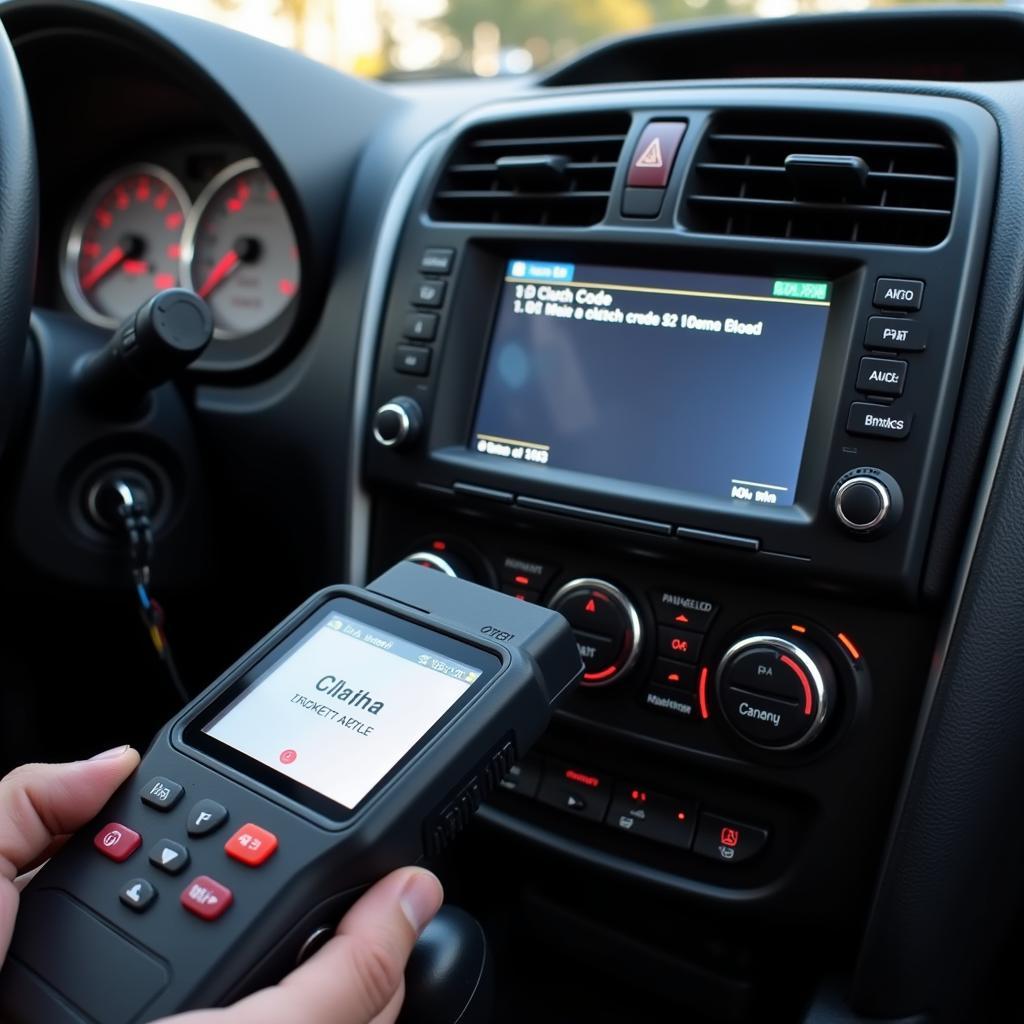 Retrieving Diagnostic Information with an OBD-II Scanner