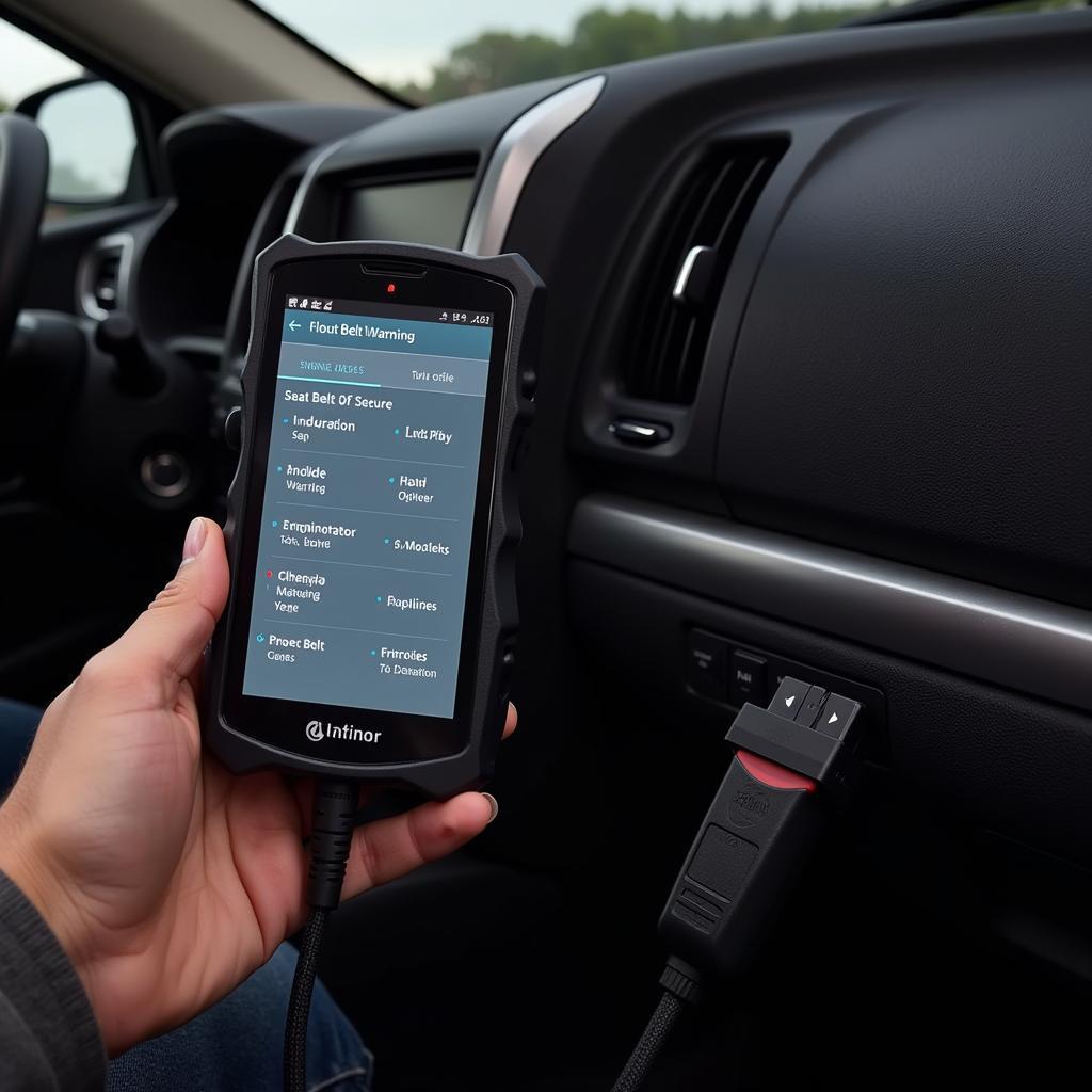 OBD2 Scanner Disabling Seat Belt Warning