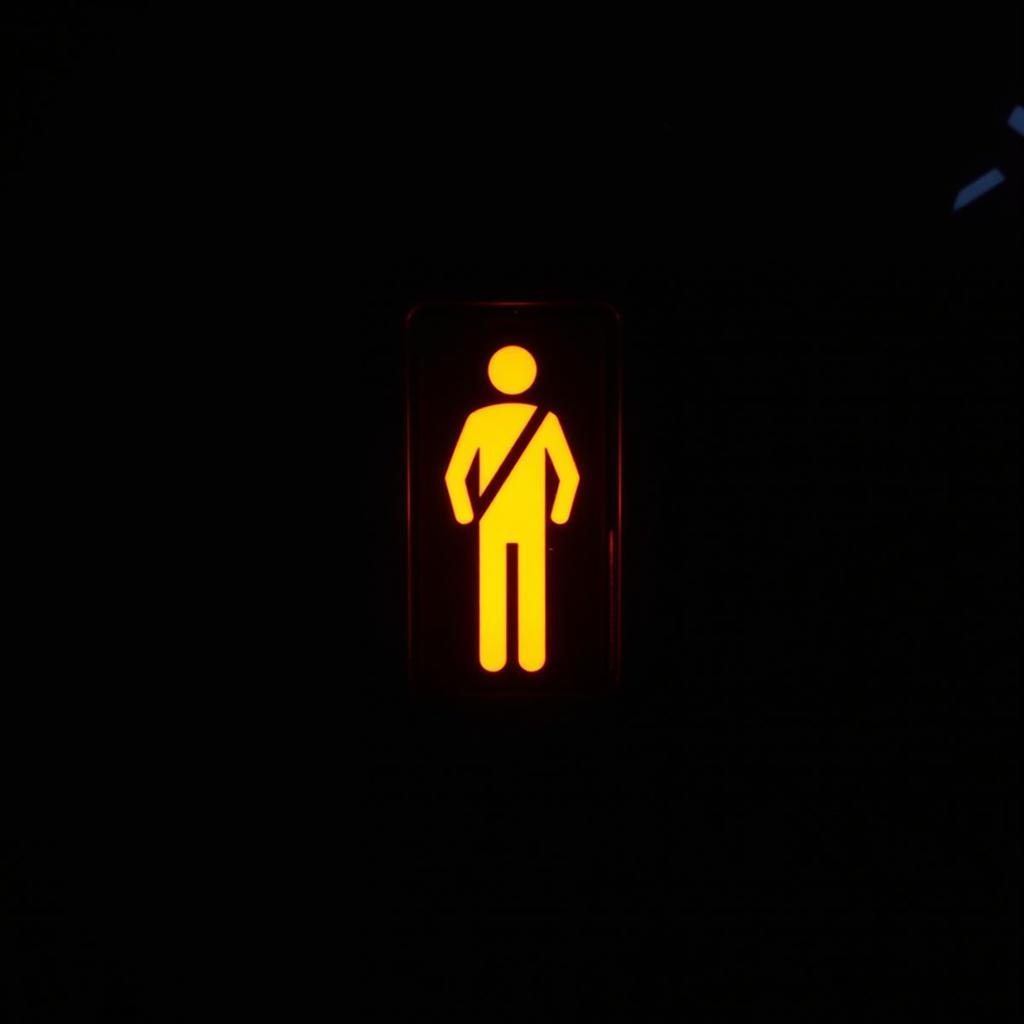 Passenger Seat Belt Warning Light On Dashboard