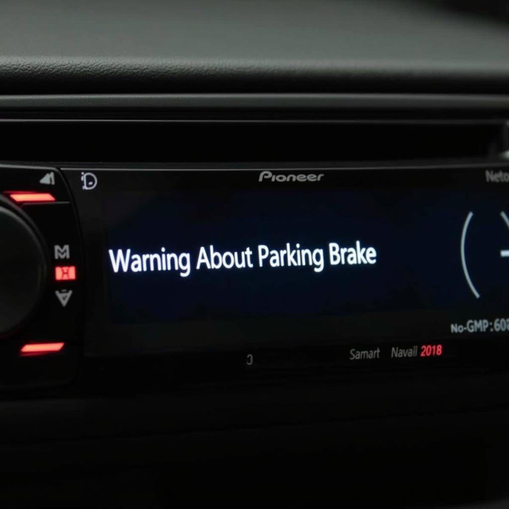 Pioneer Head Unit Displaying Warning