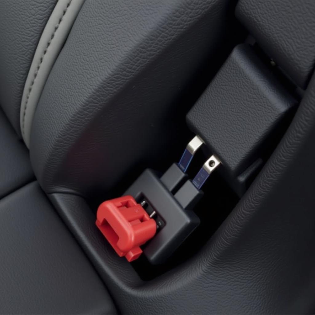 Close-up view of a Polo Seat Belt Buckle Sensor