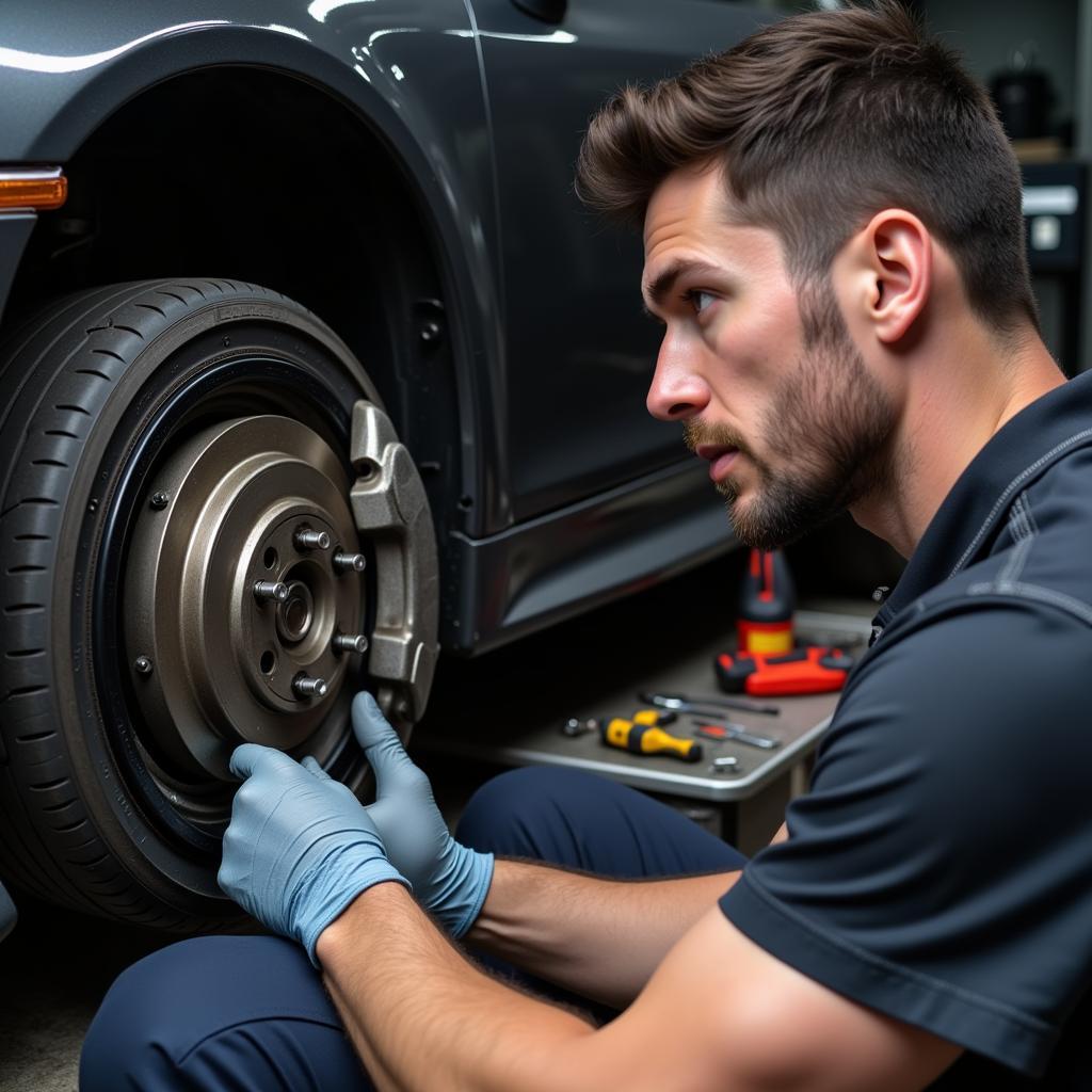 Porsche Brake Pad Replacement